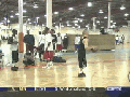 Entrainement au dunk.